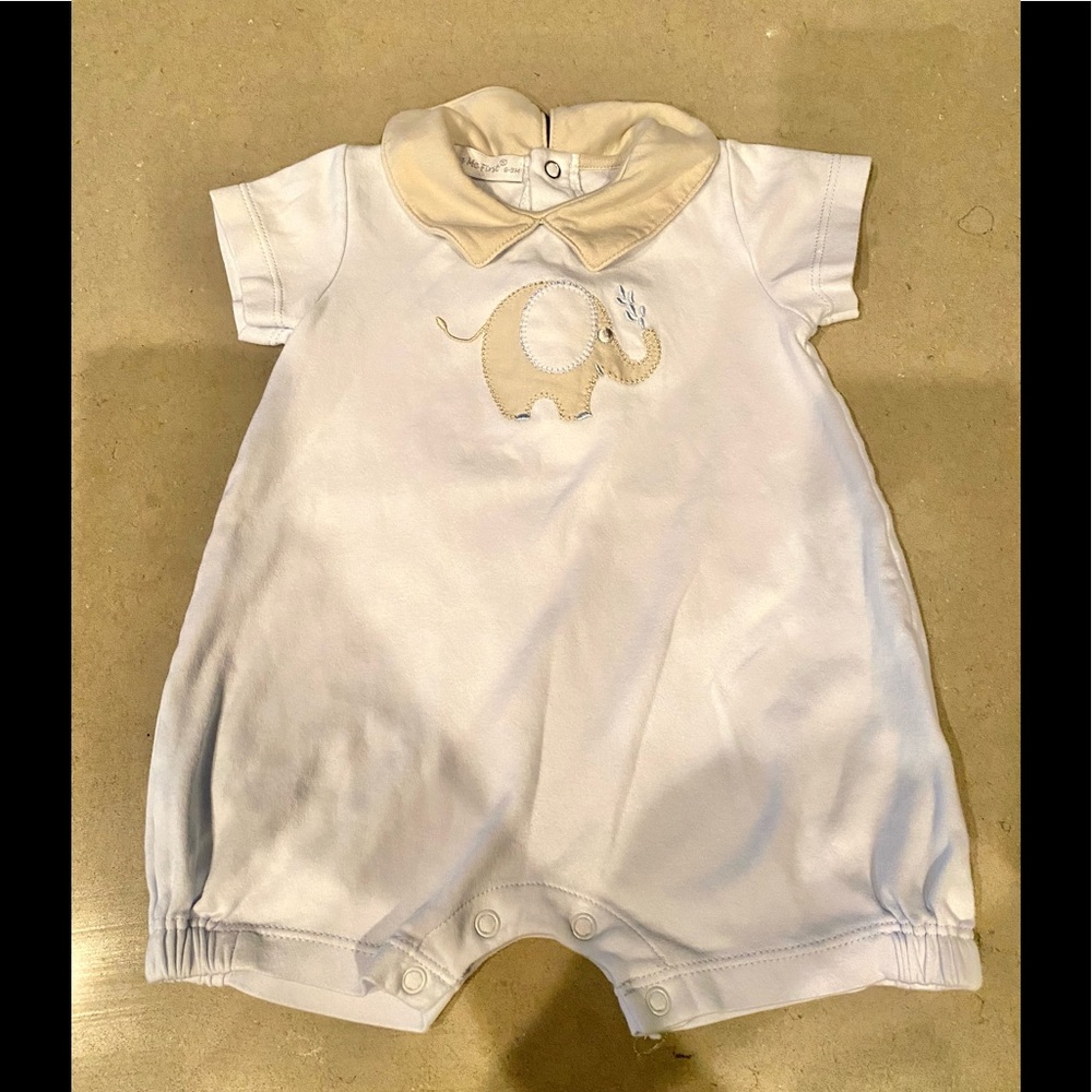 Hug me first boys romper